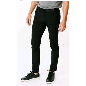 Zyia Men's Pants Black Office Chino‎ Pants Size 3XL By 32” NWT